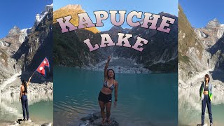 KAPUCHE  LAKE / 36 HOURS TREK TO KAPUCHE FROM POKHARA / SIKLES / Detail Hotel,Route and expenses