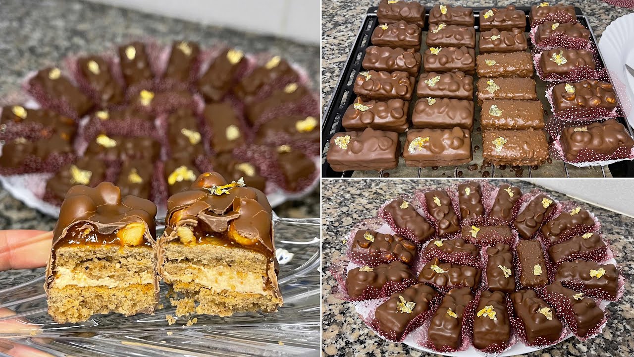 حلوى العيد../ حلوى السنيكرز ذوب فالفم و ذوقها يهبل😍