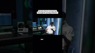 Celebrity Brooks' advice for young producers 🙏 #brooks #interview Wealth