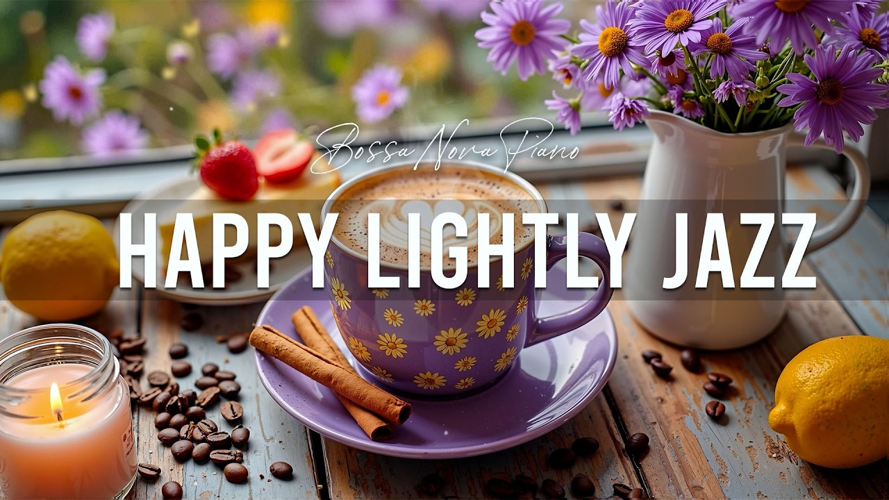 Spring Morning Jazz ~ Happy Lightly Coffee Jazz Music & Positive Bossa Nova Piano for Stress Relief