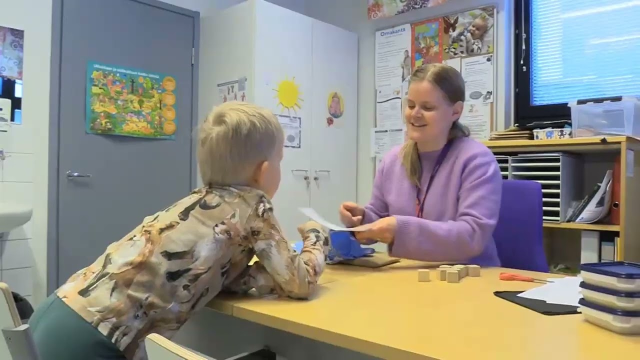 5-vuotias lapsi neuvolassa