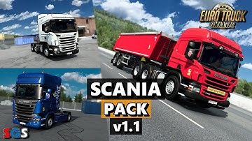 |ETS2 1.47| Scania Pack v1.1 by Schumi [truck Mod]