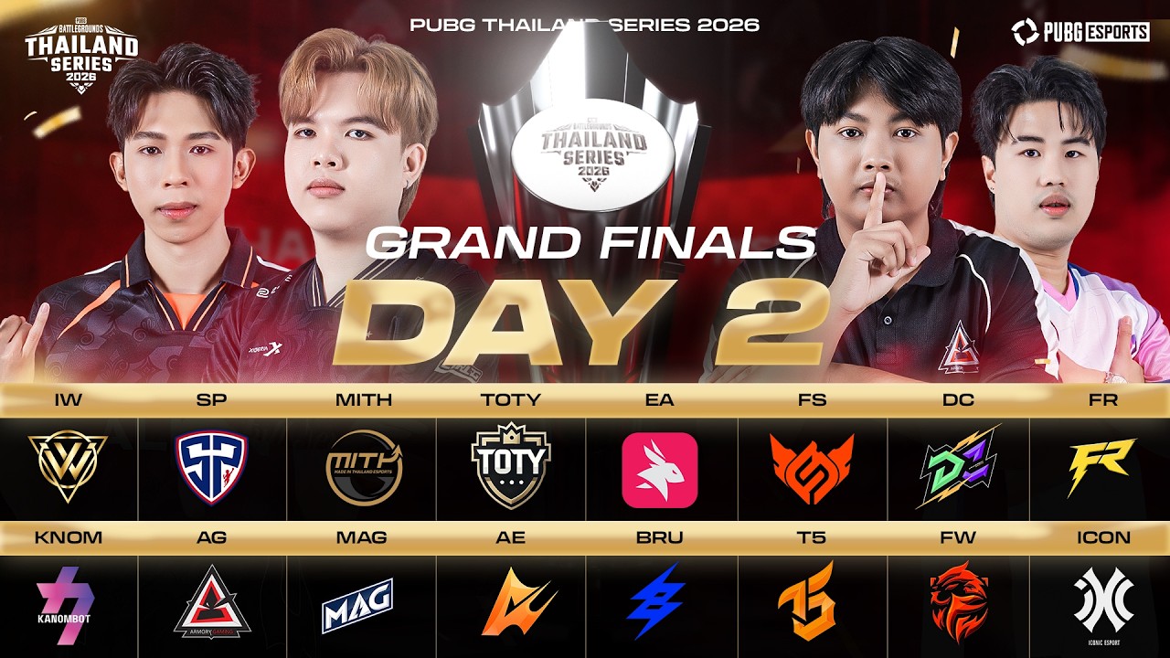🔴Live สด!  𝐏𝐔𝐁𝐆 𝐓𝐇𝐀𝐈𝐋𝐀𝐍𝐃 𝐒𝐄𝐑𝐈𝐄𝐒 𝟐𝟎𝟐𝟔 𝐏𝐡𝐚𝐬𝐞 𝟏 𝐆𝐑𝐀𝐍𝐃 𝐅𝐈𝐍𝐀𝐋𝐒  𝐃𝐚𝐲 𝟐
