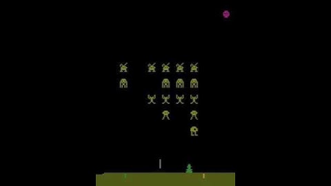 Deep Q network playing Space Invaders