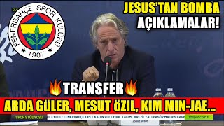 Jorge Jesus'tan Bomba Açıklamalar! ''Mesut Kadro Dışı Kalacak!'' l Transfer, Arda Güler, Kim Min,Jae