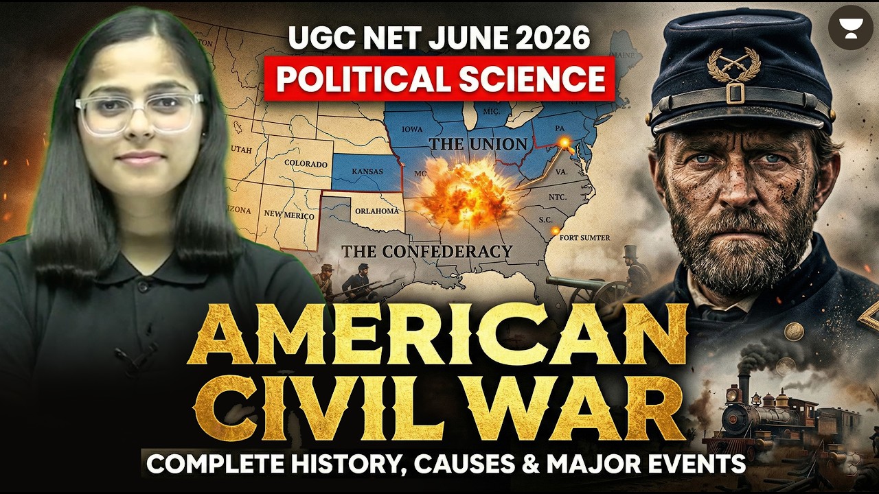 Американская гражданская война ✅ Политология (экзамен UGC NET) | Всемирная история (экзамен UGC N...