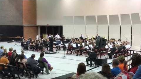 GCHS Wind Ensemble & UVA Wise together 2017 song 1