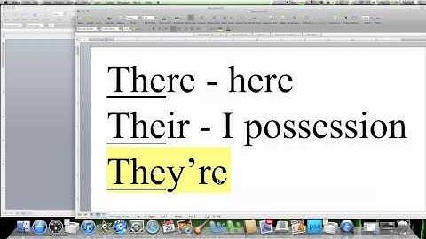 Spelling Tips: THERE, THEIR, THEY