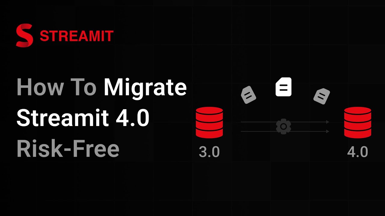 🔄 How to Migrate to Streamit 4.0 Without Losing Data! | Iqonic Design ...