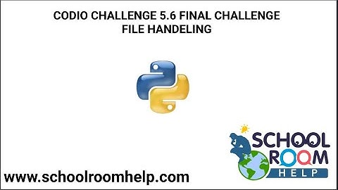 Codio Challenge 5 6 Final Challenge