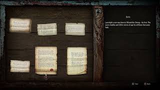 NOTICES: Birth (Witcher 3 In-Game Lore Read Aloud)