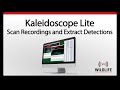 Kaleidoscope Lite: Scan Recordings and Extract Detections | Identify and Analyze Animal Sounds