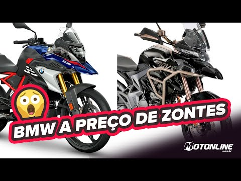 PREÇO CAIU: comprar moto BMW 310 ou ZONTES? Compare valores e concorrência