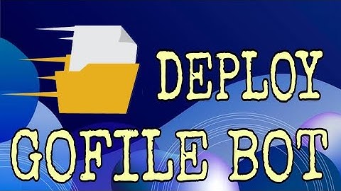 Deploy GoFile Bot || Telegram || Malayalam || MoTech