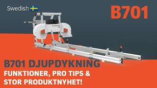 Live Demo Upptäck B701 på djupet! Funktioner, tips och stor produktnyhet!
Den 24 november visar vi alla steg från lastning av stock till helt uppsågad.
Ni får även se en glimt av den nya stora produktnyheten!
Svensk sändning börjar 11.30 på Facebook och YouTube. Live Demo Upptäck B701 på djupet! Funktioner, tips och stor produktnyhet!