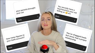 quick fire assumptions challenge *I HAVE TO ANSWER EVERYTHING UNCUT!*