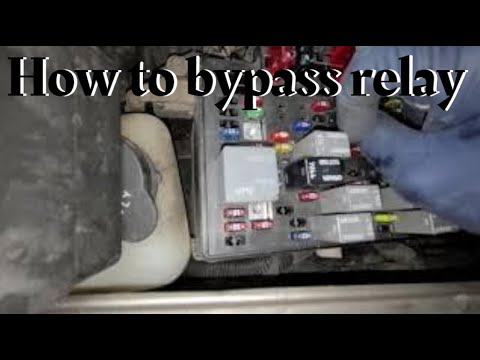 how to Bypass starter relay on chevy s10 gmc sonoma