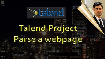 Talend Project - Parse a webpage (zacks.com)  - Part 1/4