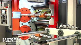 Rotomak Turret Slitter Rewinder