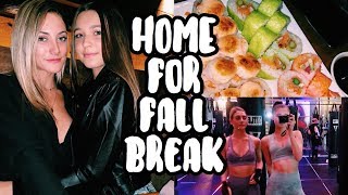 VLOG: Home for Fall Break