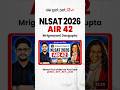 NLSAT 2026 Topper Strategy: Meet AIR 42 Mrignayani Dasgupta #imsgetsetlaw #successstory #lawprep