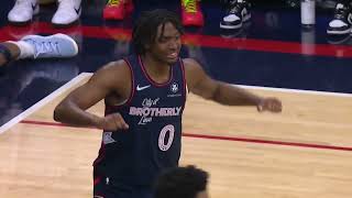 Tyrese Maxey Mic'd Up vs. Clippers on 3/27