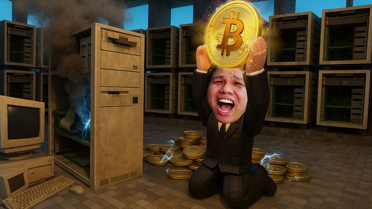 ขุด บิทคอยน์ จากคอมกากๆ สมัยรุ่นพ่อ | Roblox Grow a Crypto Farm