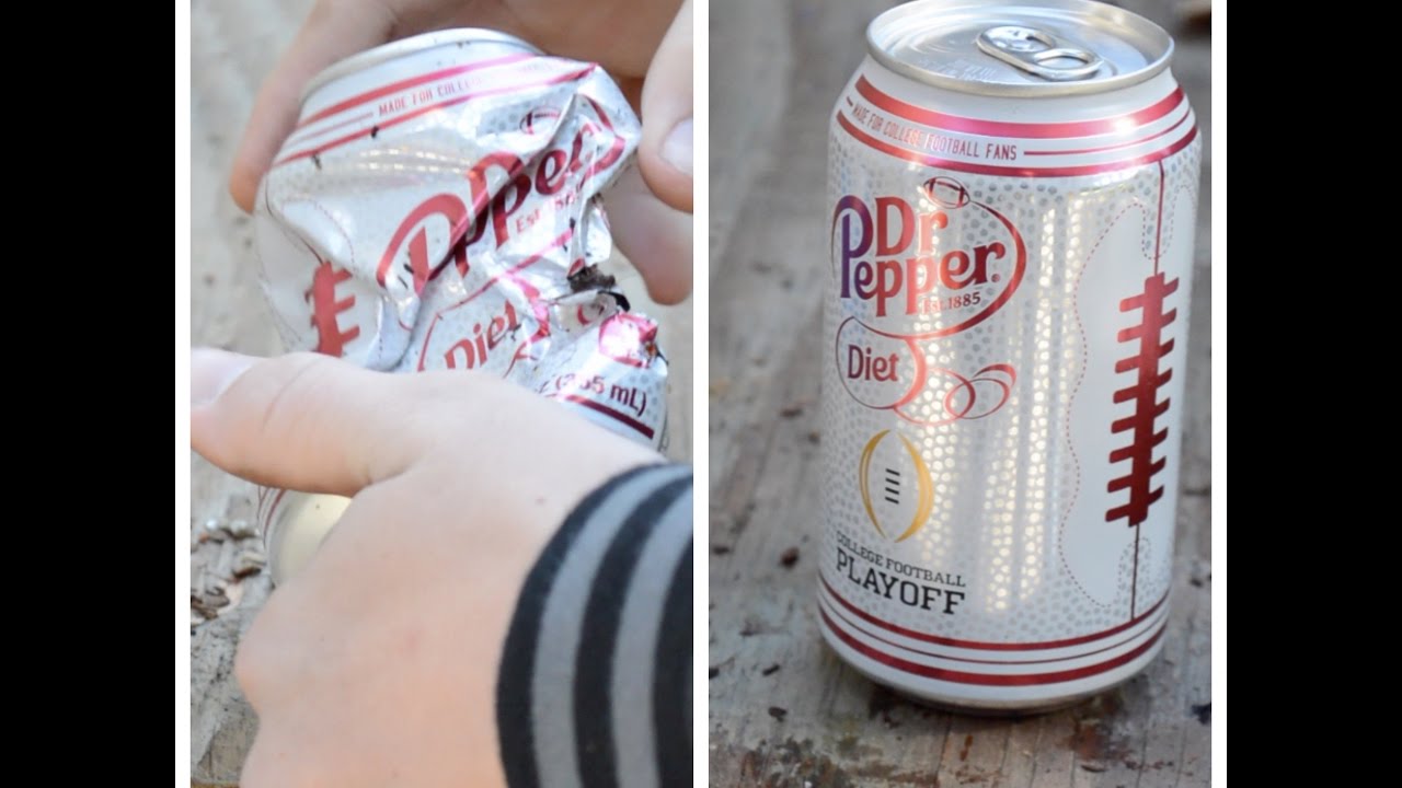 How to Repair/Fix a Soda Can YouTube