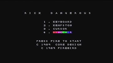 ZX Spectrum Rick Dangerous