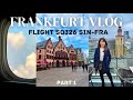 [Part 1] Travelling During Pandemic - Singapore Airlines SQ326 SIN to Frankfurt / Room Tour / Mar&#39;22