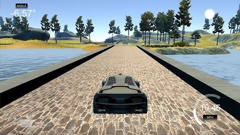 Self-driving car simulator Udacity - Map 1