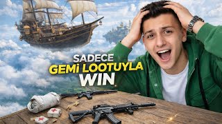 Sadece Gemi Lootuyla Win Almaya Çalıştım Zor Challenge Pubg Mobile