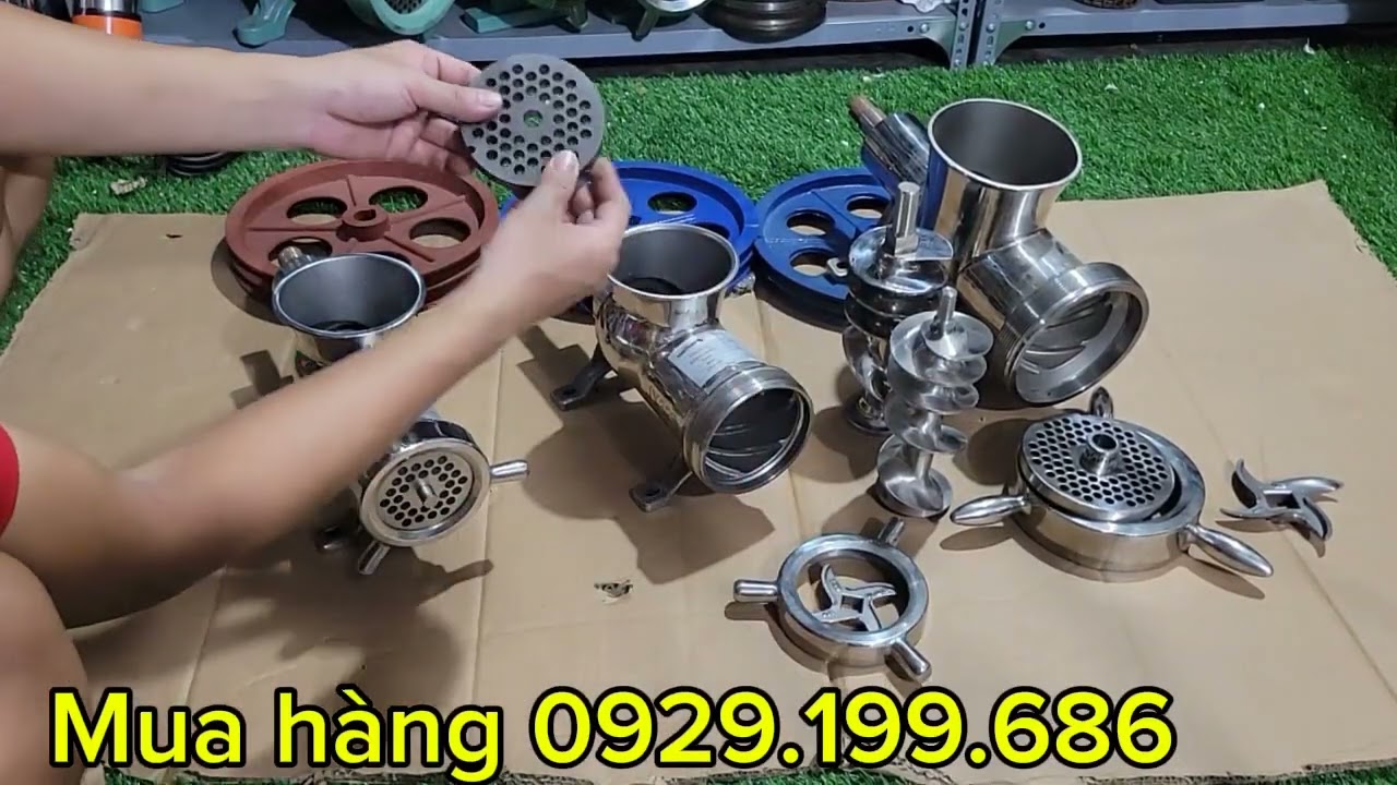 Cối đùn thịt,cối đùn xương,cối đùn ốc,cối đùn cám viên,cối xay xôi,cối xay mỡ 22 32 42 inoc