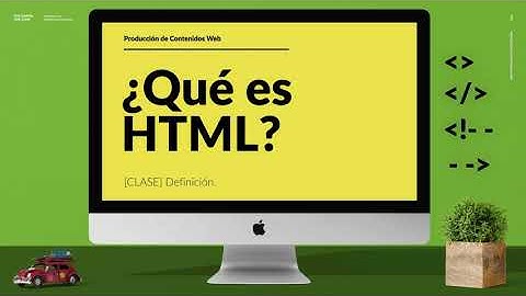 ¿Qué es HTML?