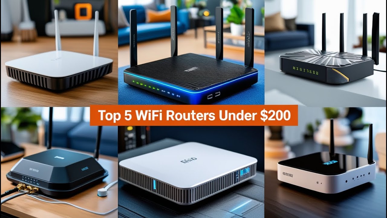 Best WiFi Routers Under $200 In 2025 | Top 5 WiFi Routers Reviews - YouTube