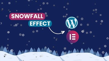 How to Create Snow Effect Background Animation on WordPress/Elementor Website | PRO FOR WEB