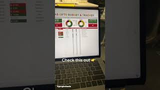 Christmas budget & tracker #excel #finance #personal #googlesheets #development #tracker
