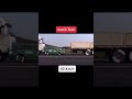 crash test with truck riding into car with 43km/h #crashtest  #cars  #testcar  #fyp