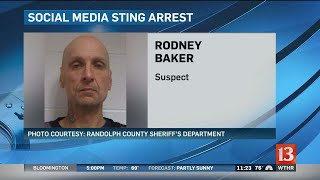 Social media sting lead to arrest of Randolph Co. man