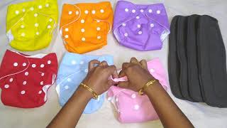 Reusable Cloth Diaper For Babies | Freesize Adjustable,Washable and Reusable Cloth diaper For Babies