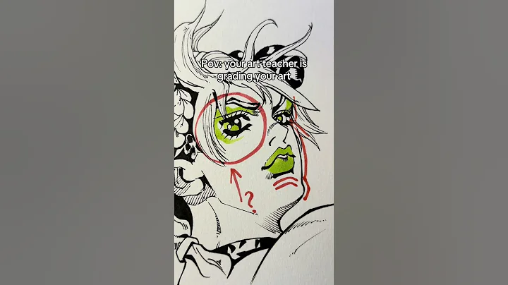 Pov: your art teacher is grading your art || Jmarron