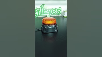 Reliable Amber LED Beacon Light with Reverse Alarm and Flash Modes for All Weather Conditions 🚚