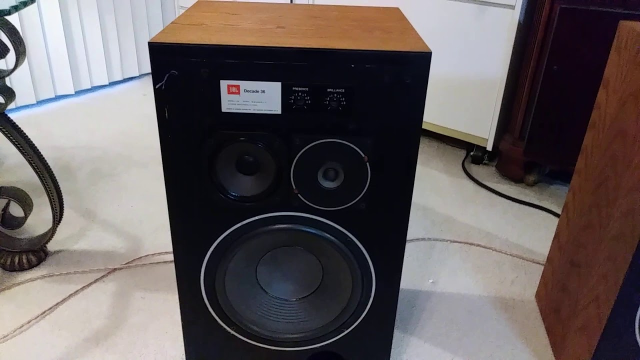 tornado afslappet Gepard JBL Decade L-36 speakers. - YouTube