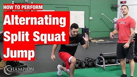 Alternating Split Squat Jump