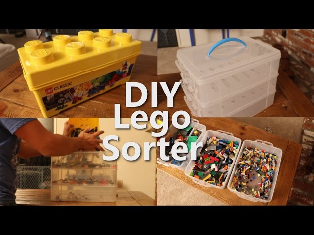 DIY Cheap Lego Pre Sorter. Separates Lego Into 6 Basic Size