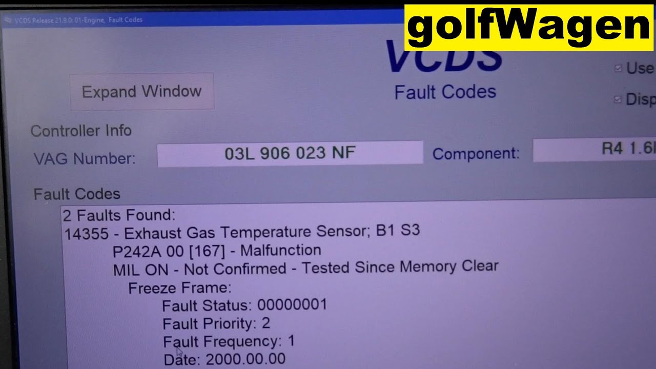 Abgastemperatursensor vor DPF (Geber 2, G448) 1.6 2.0 TDI CR A3 VW Golf 6  Tiguan