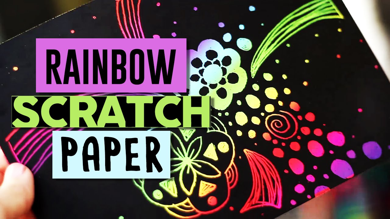 REVIEW ✉ Rainbow Scratch Paper 