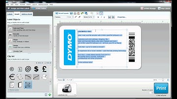 How to build your own label template in DYMO Label Software?