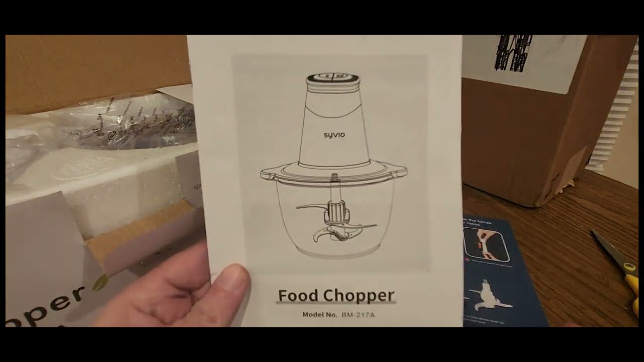 FOOD CHOPPER REVIEW SYVIO FOOD CHOPPER FROM  