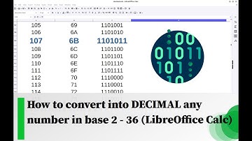 How to convert into DECIMAL any number in base 2 - 36 in LibreOffice Calc